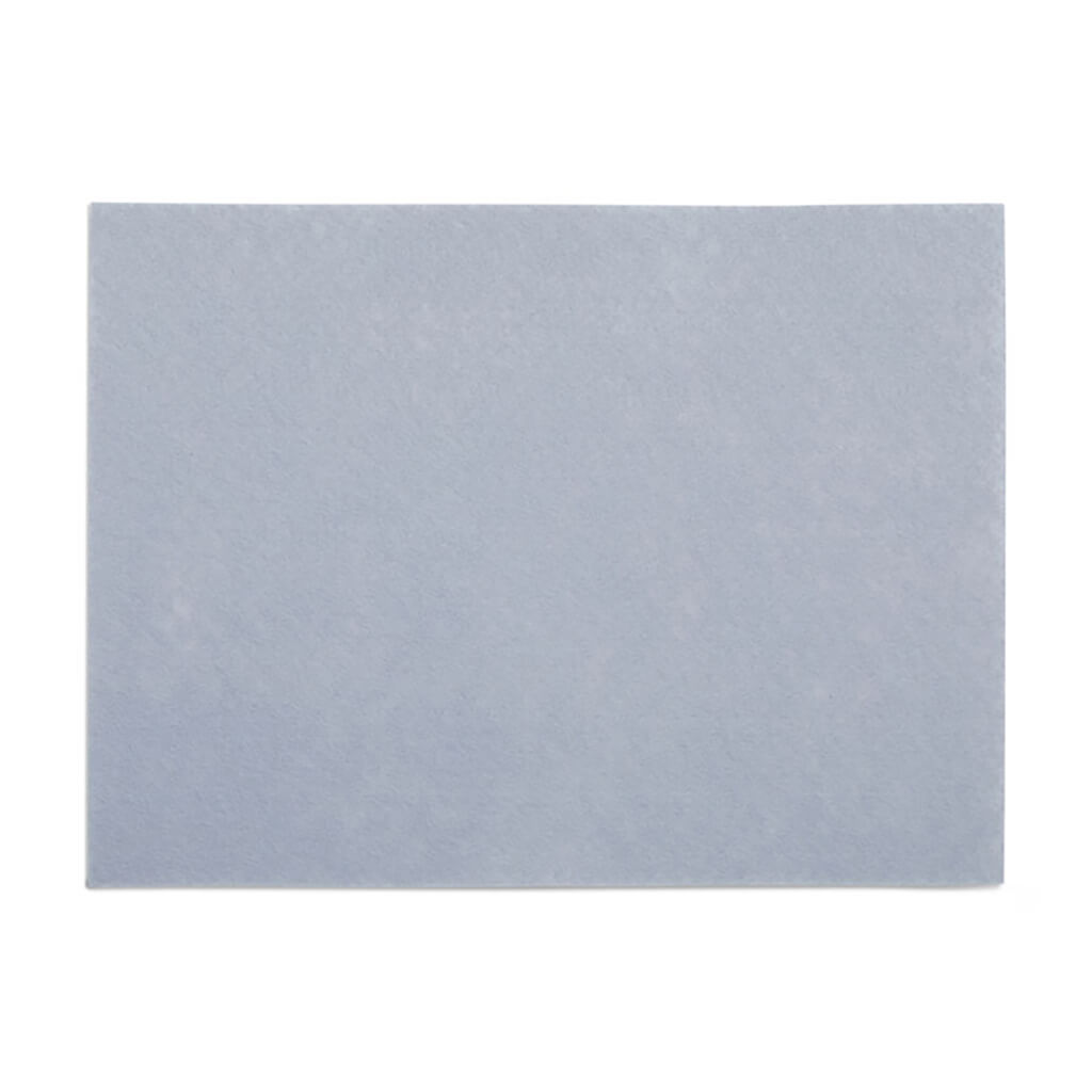 Felt Stiffened Sheet 9in x12in, Silver Grey