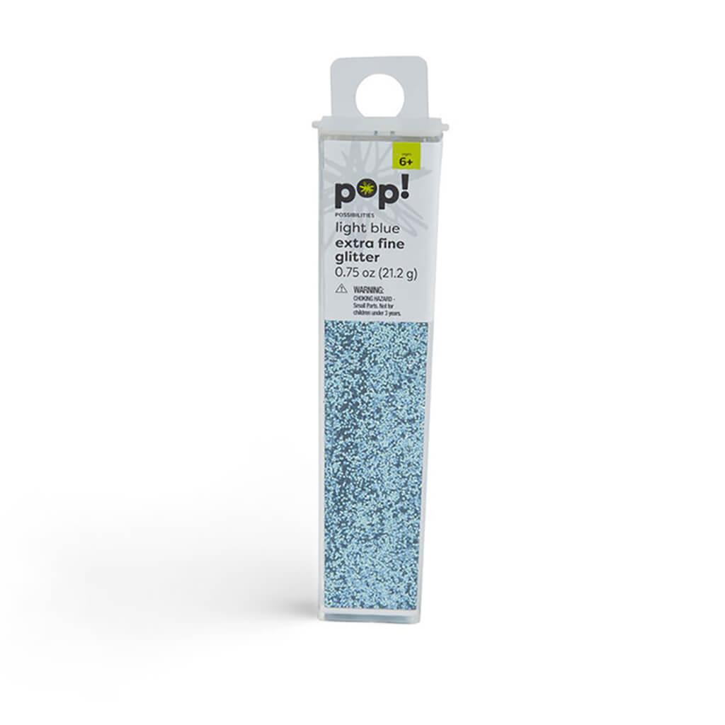 POP! Leaf Blend Extra Fine Glitter Tapered Tube Light Blue