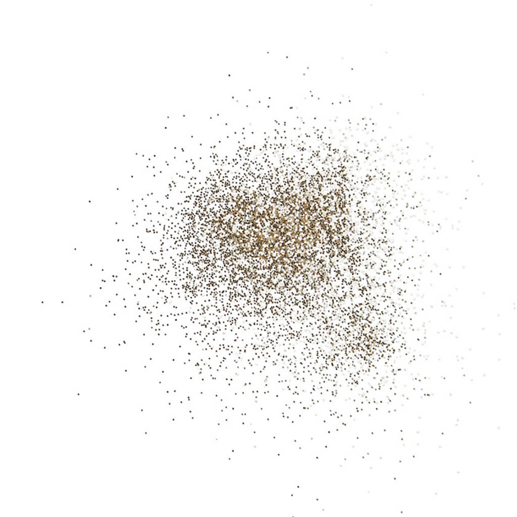 POP! Leaf Blend Extra Fine Glitter Tapered Tube Modern Gold