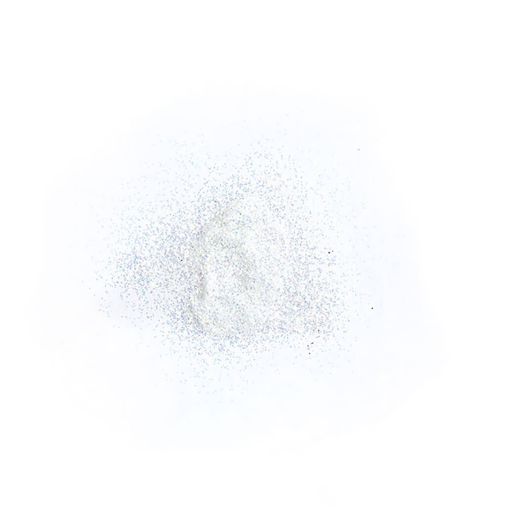 Extra Fine Tapered Tube Glitter White Crystal, 0.75oz