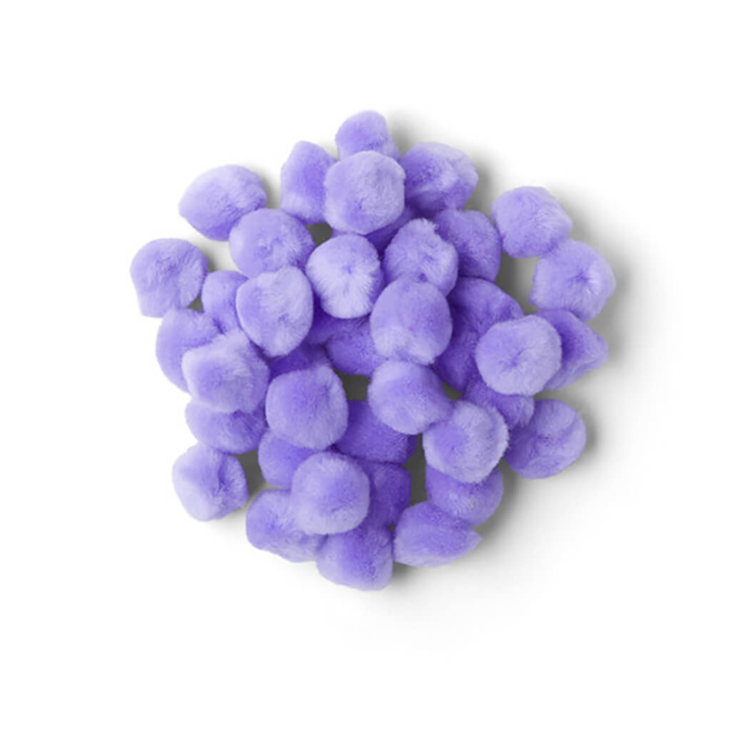 POP! Poms 1in 40pc Lavendar