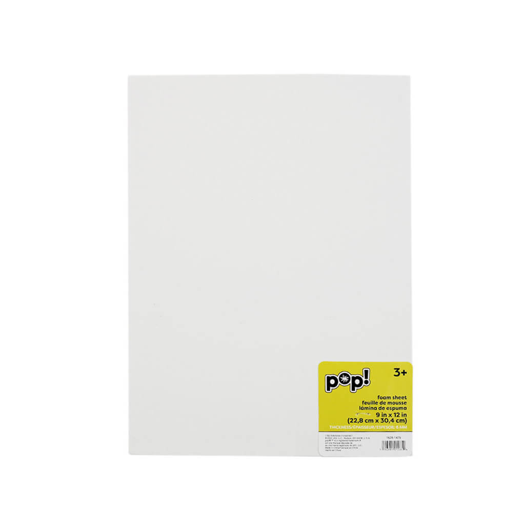 FOAM SHEET 9inx12in 6mm White