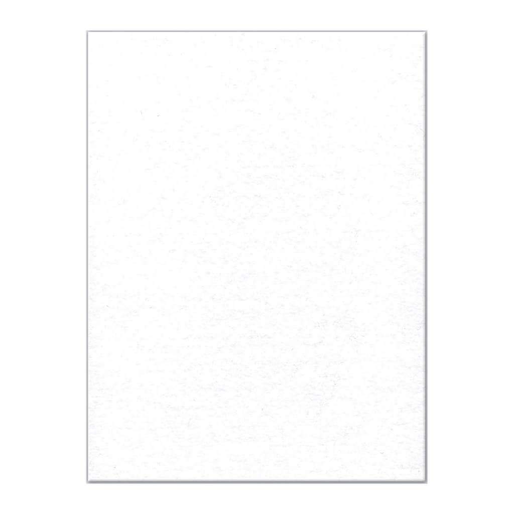 Felt Single Sheet 9in x 12in, White