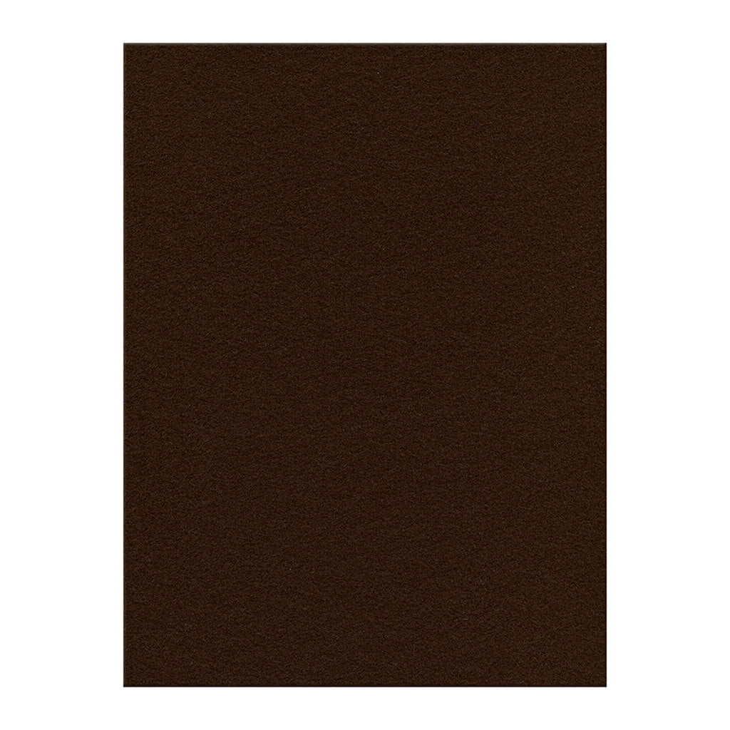 Felt Single Sheet 9in x 12in, Cacao-Brown