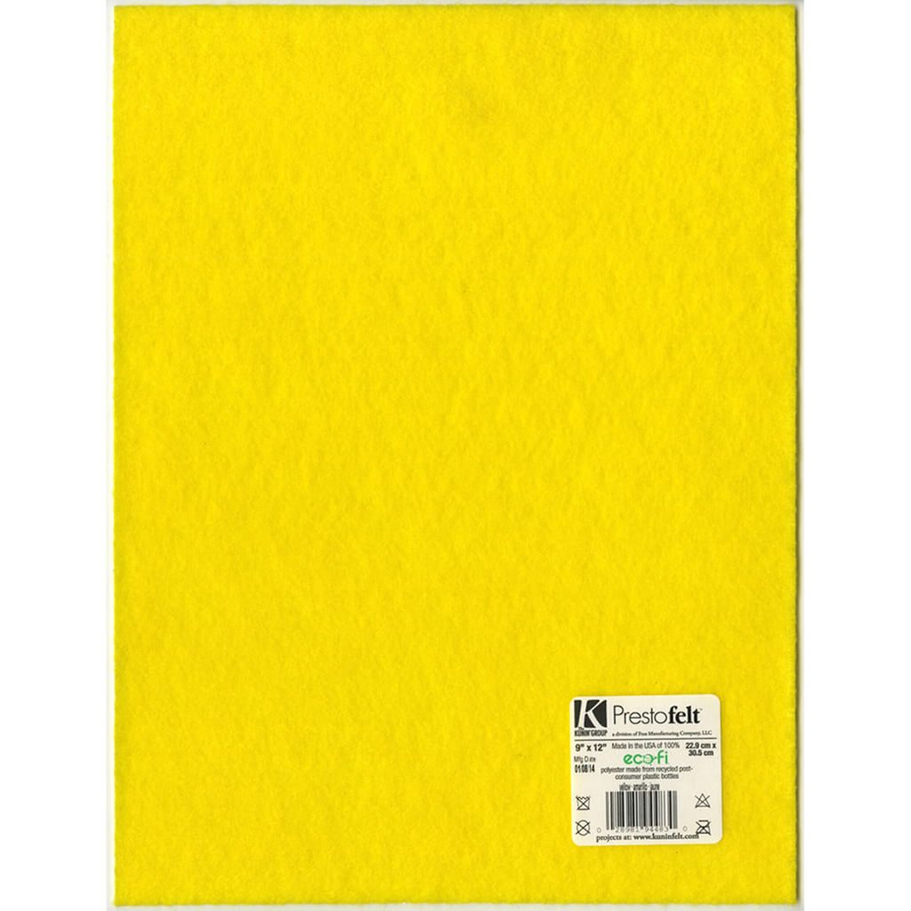 Presto Yellow Sticky Back Felt