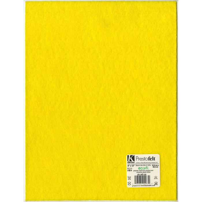 Presto Yellow Sticky Back Felt