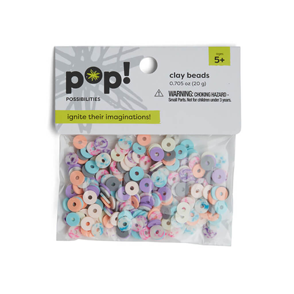 POP! Possibilities Clay Disc Beads Pastel