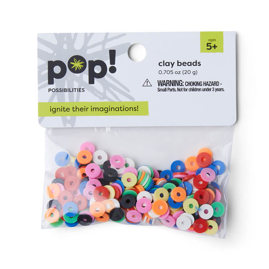 Pop! Possibilities 9mm Heart Pony Beads in Value Pack - Kids Pony Beads - Kids