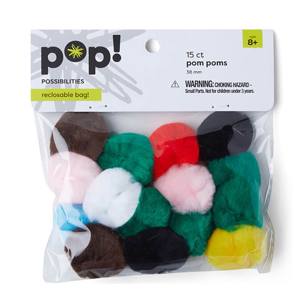 POP! Poms Multi 15ct 5in