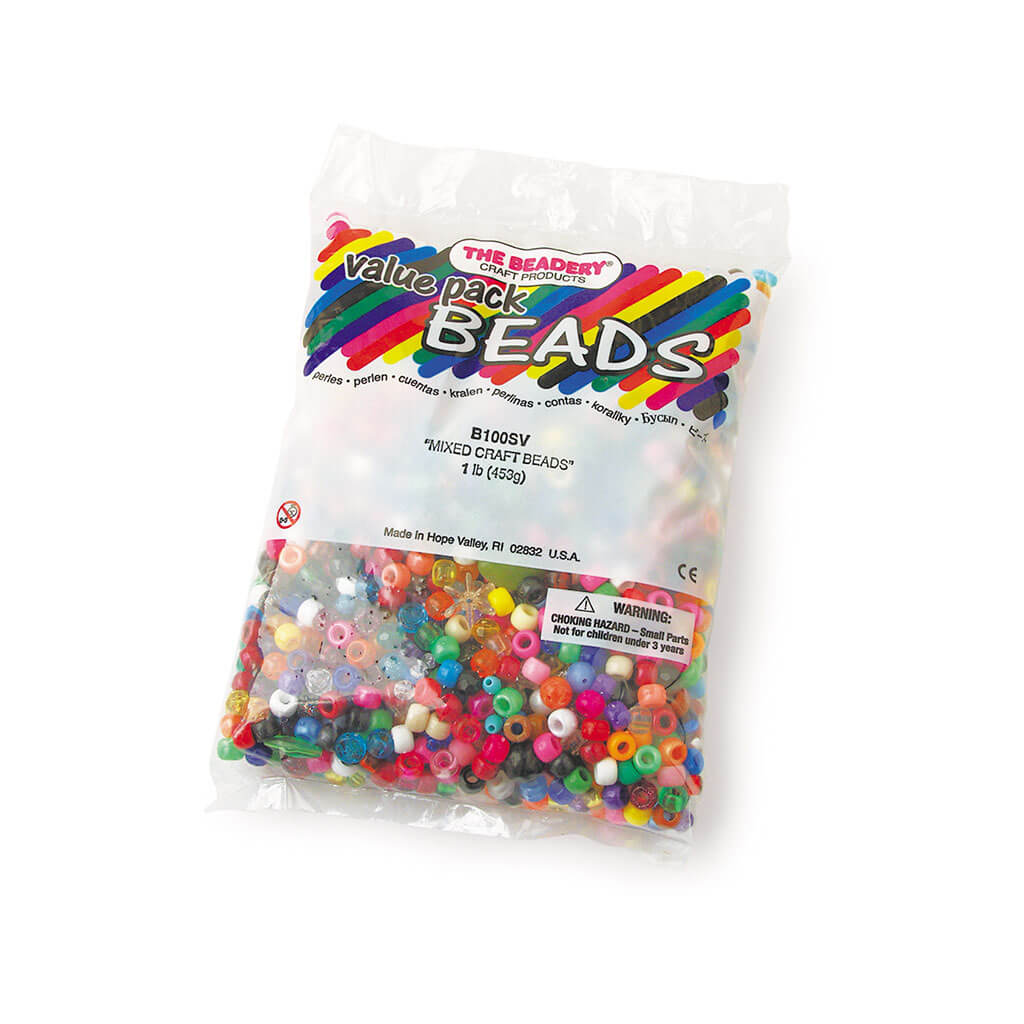 Mixed Bead Bag Value Pack, 1lb