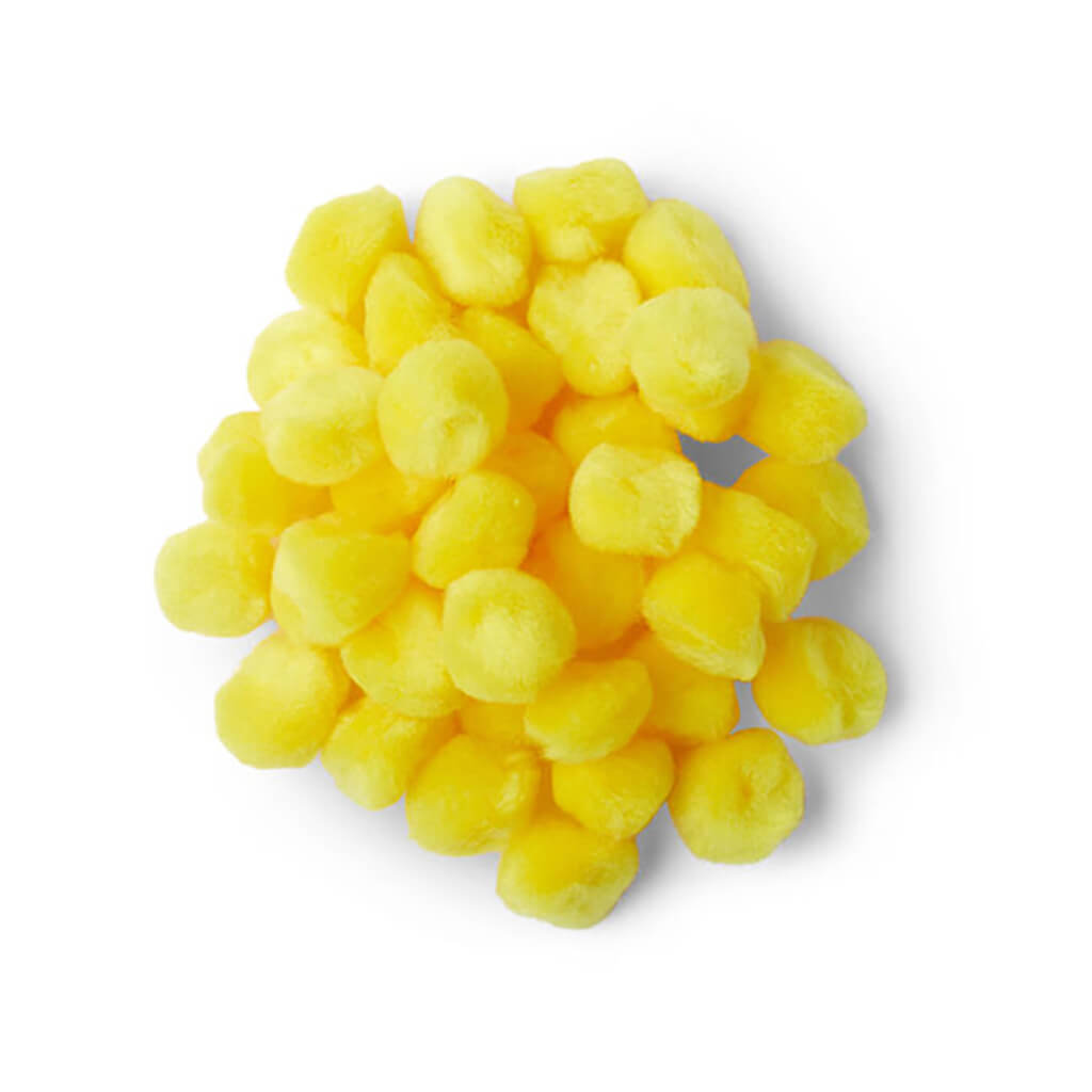 POP! Poms 1in 40pc Yellow