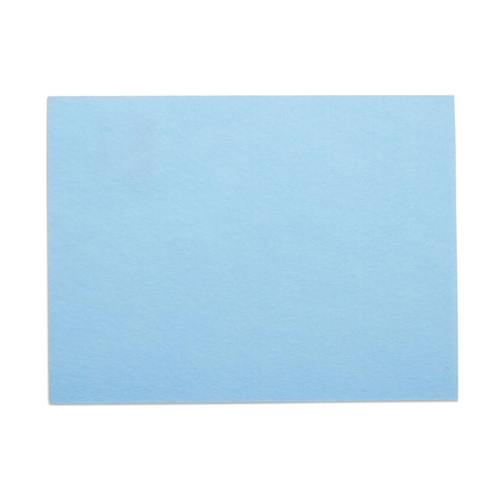 Friendly Stiffened Felt Sheets 9in x 12in Baby Blue