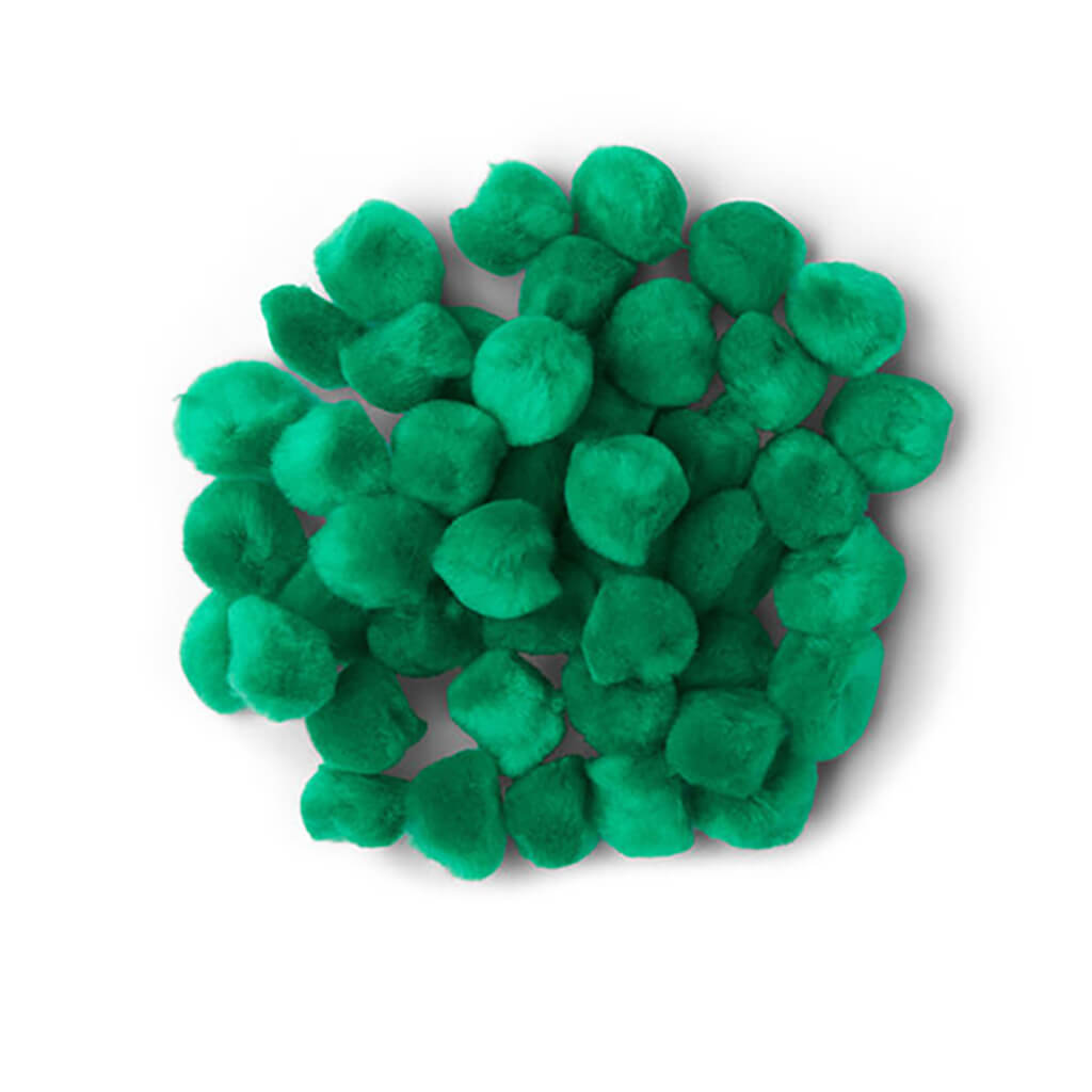 POP! 20mm Green Pom Poms 45pk