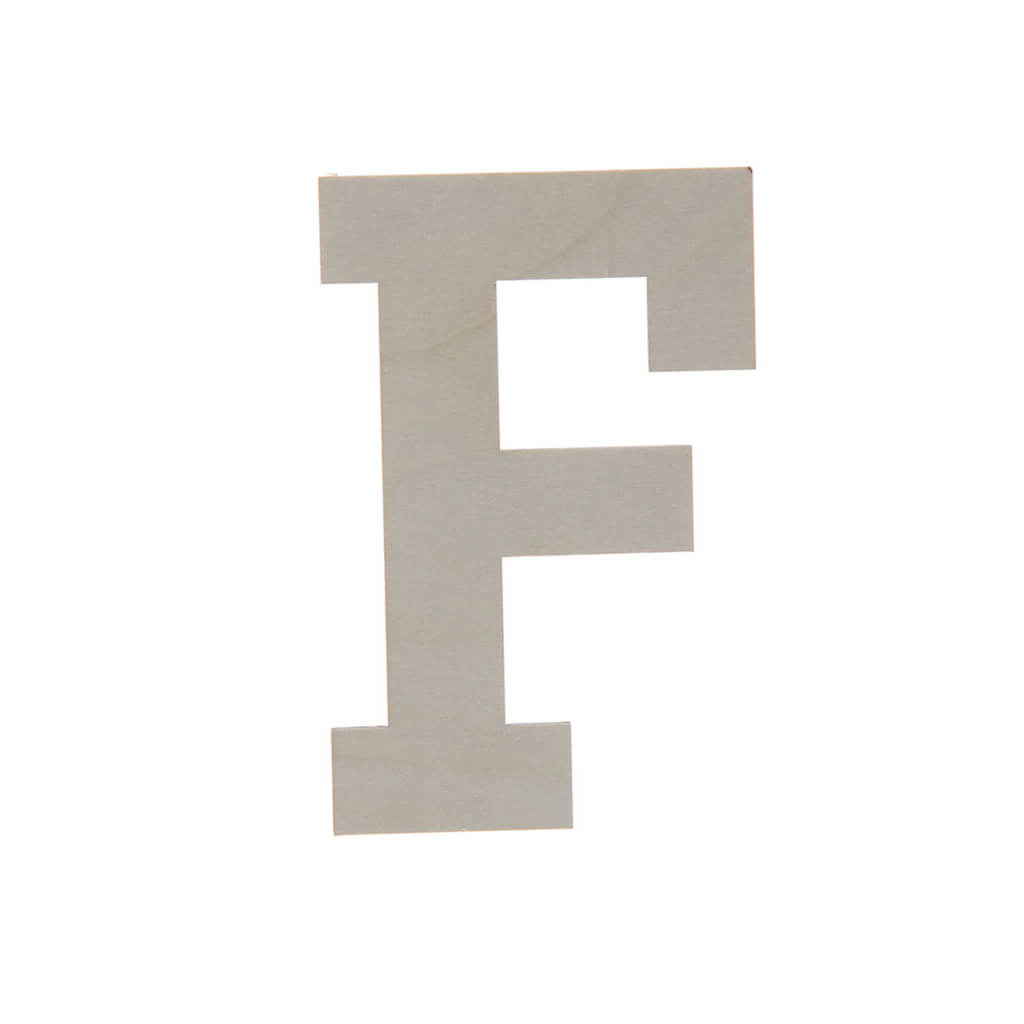 Wooden Varsity Letters F