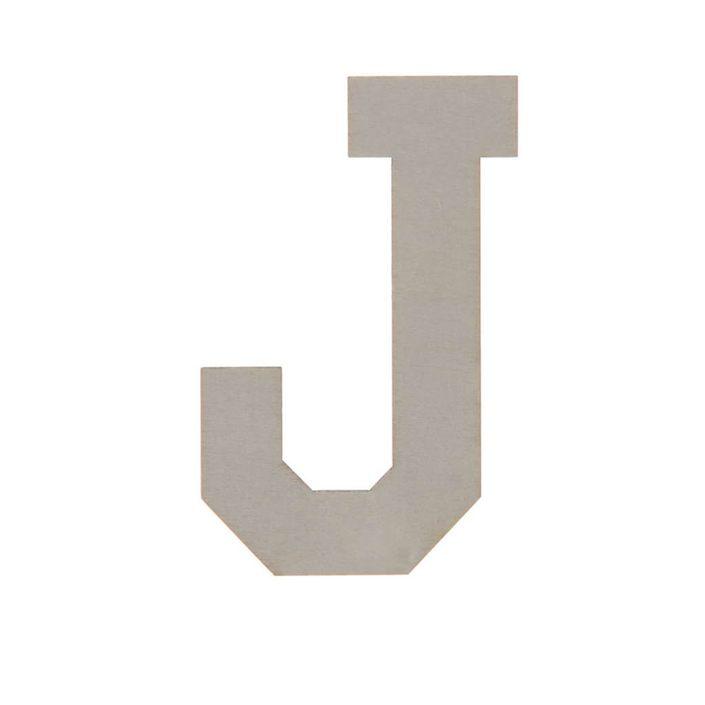 Wooden Varsity Letters J