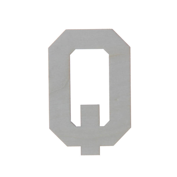 Wooden Varsity Letters Q