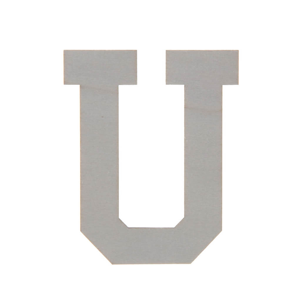 Wooden Varsity Letters U