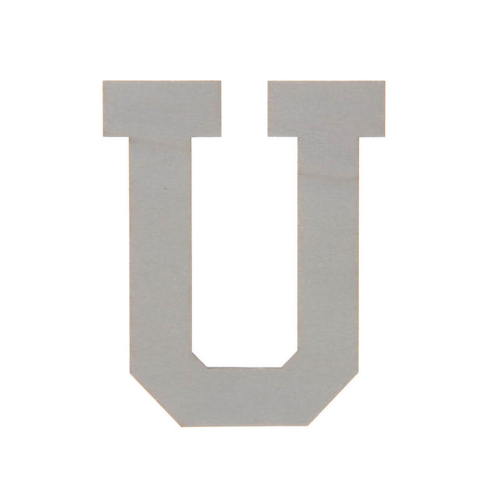 Wooden Varsity Letters U
