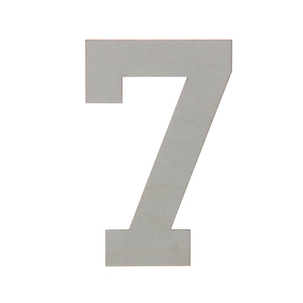 Wooden Varsity Number 7