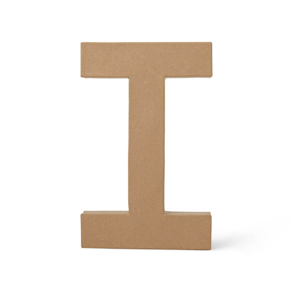 Paper Mache Uppercase Letter 12in I