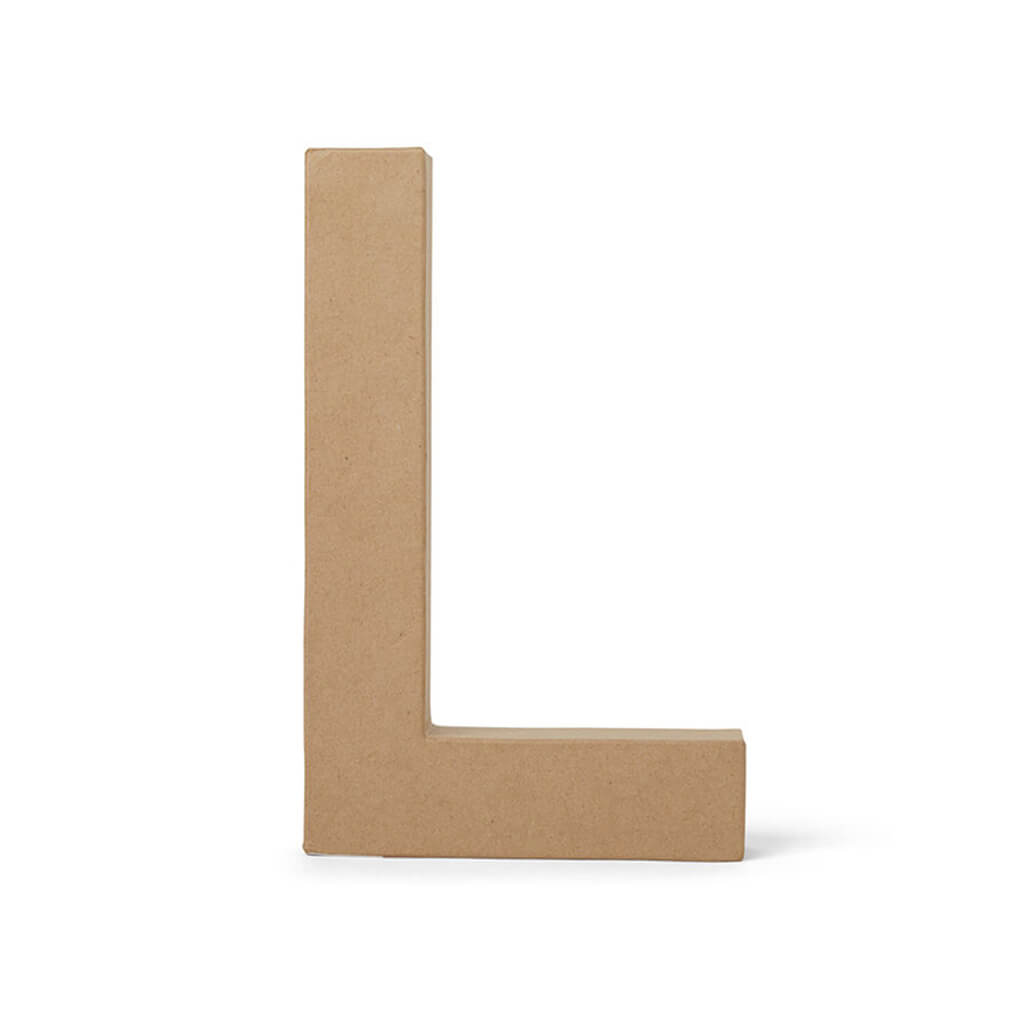 Paper Mache Uppercase Letter 12in L