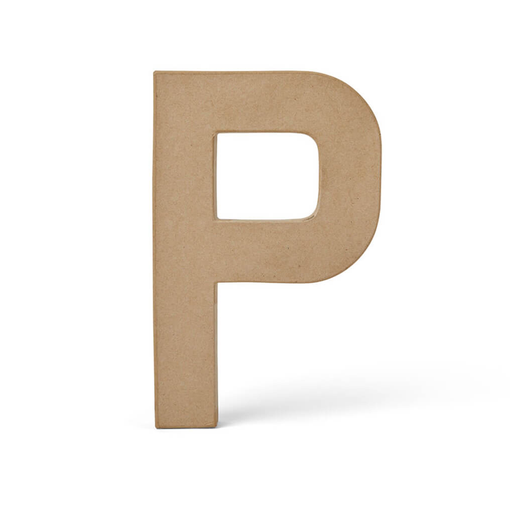 Paper Mache Uppercase Letter 12in P