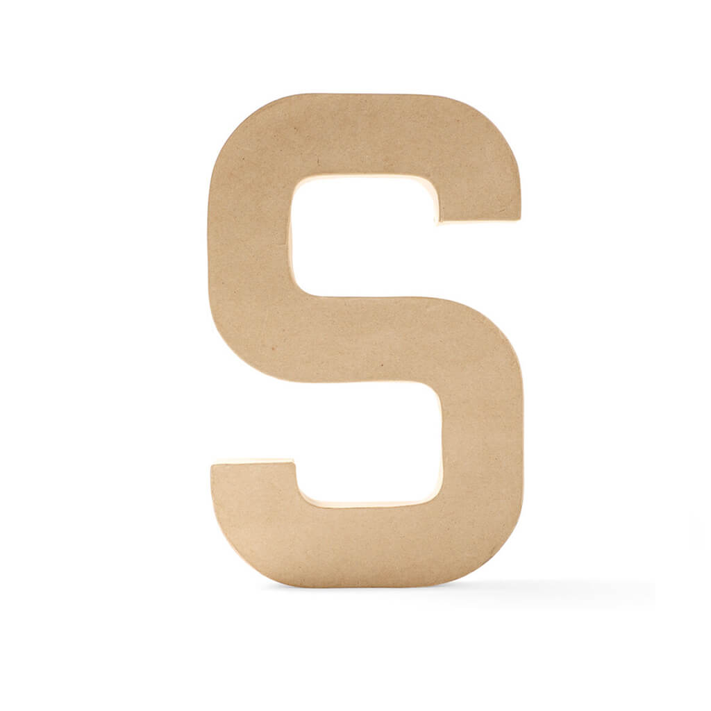 Paper Mache Uppercase Letter 12in S
