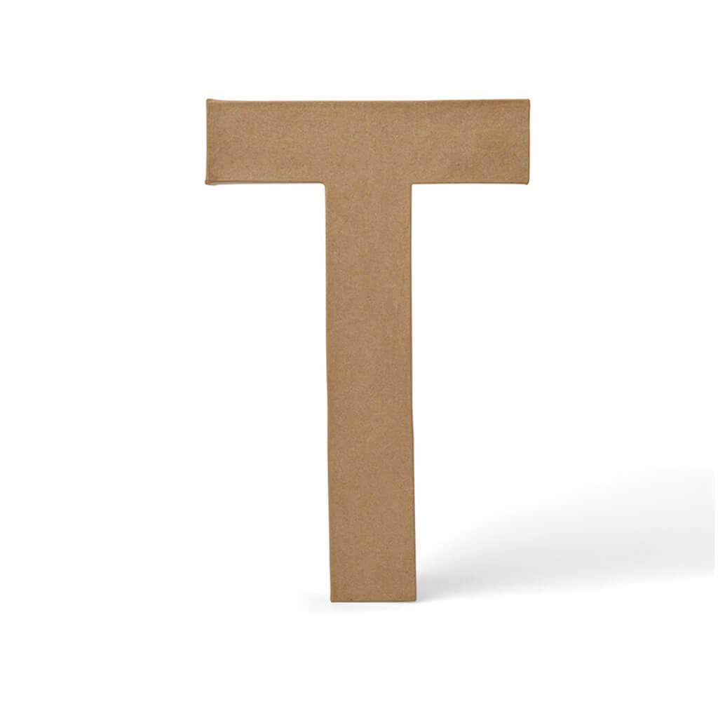 Paper Mache Uppercase Letter 12in T
