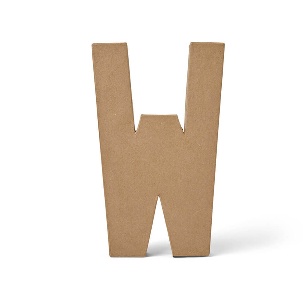 Paper Mache Uppercase Letter 12in W
