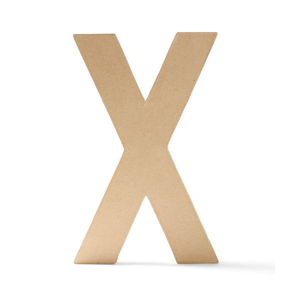 Paper Mache Uppercase Letter 12in X