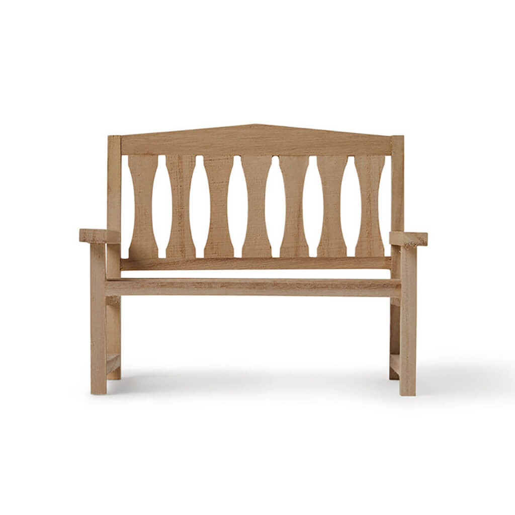 3D Wooden Furniture Bench