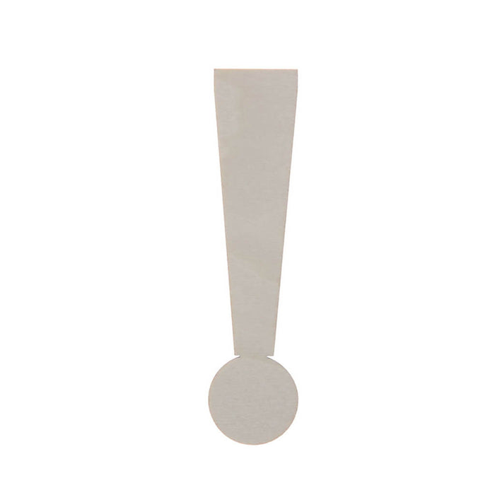 Wooden Rounded Fun Exclaimation