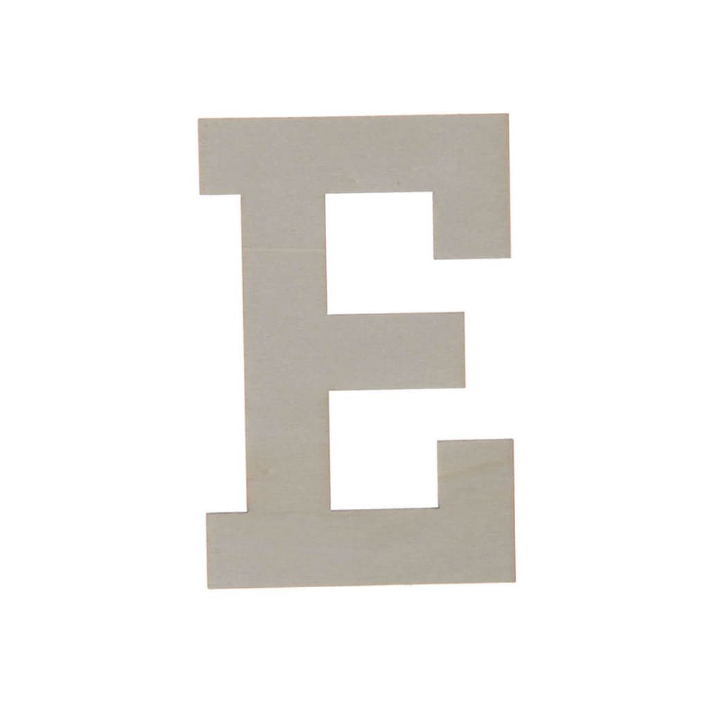 Wooden Varsity Letters E