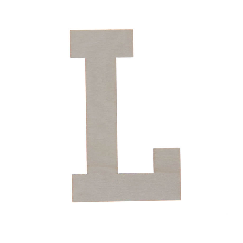 Wooden Varsity Letters L