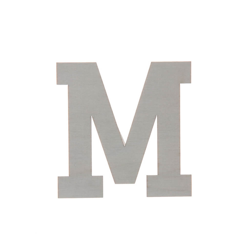 Wooden Varsity Letters M