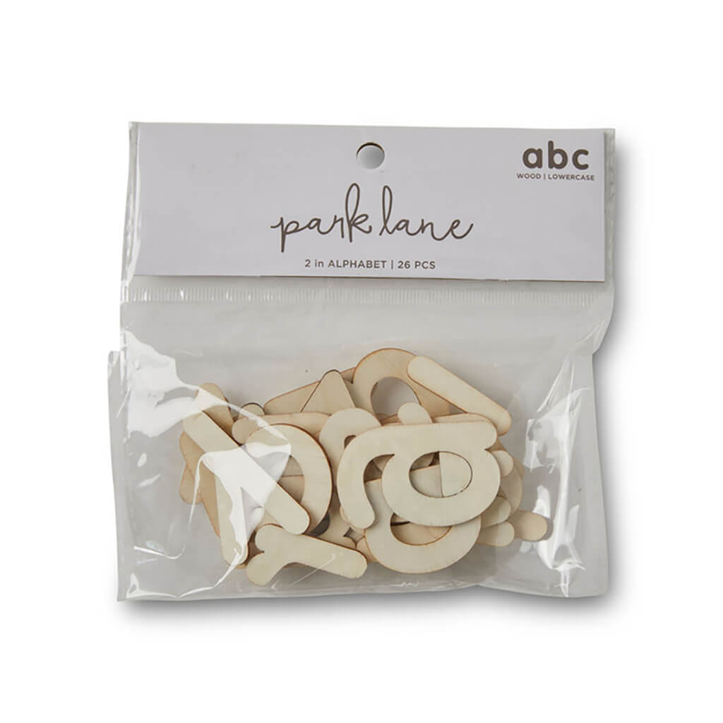 Bagged Lowercase Rounded Sans Serif Letters 26pcs