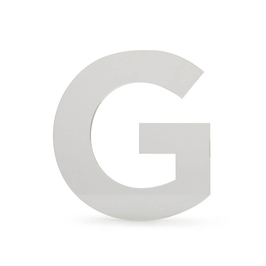Acrylic Upper Sans Serif Letters G