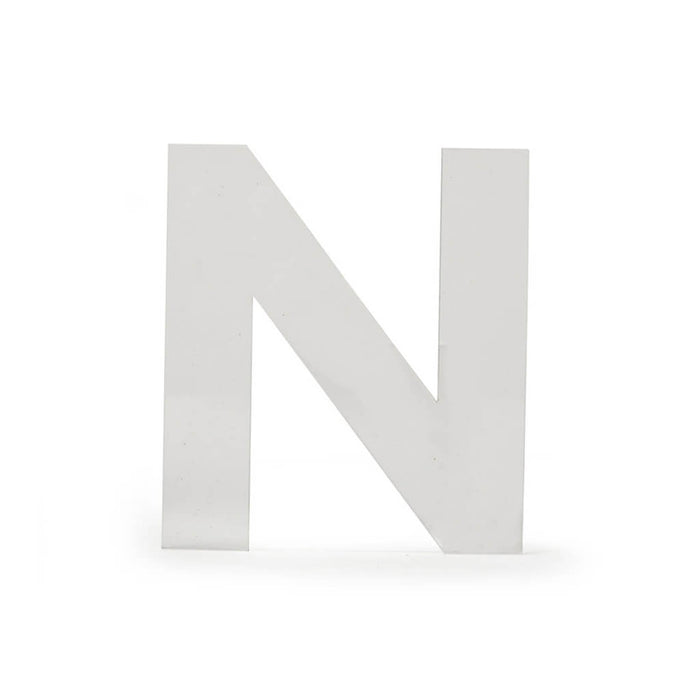 Acrylic Upper Sans Serif Letters N