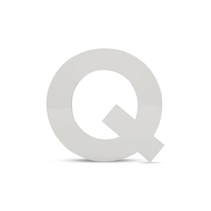 Acrylic Upper Sans Serif Letters Q