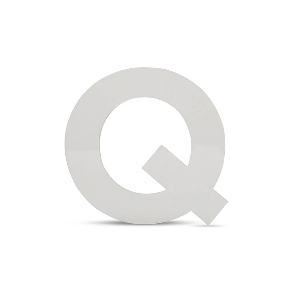 Acrylic Upper Sans Serif Letters Q
