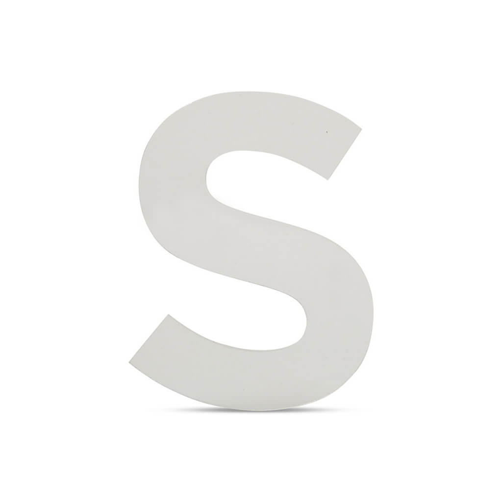 Acrylic Upper Sans Serif Letters S
