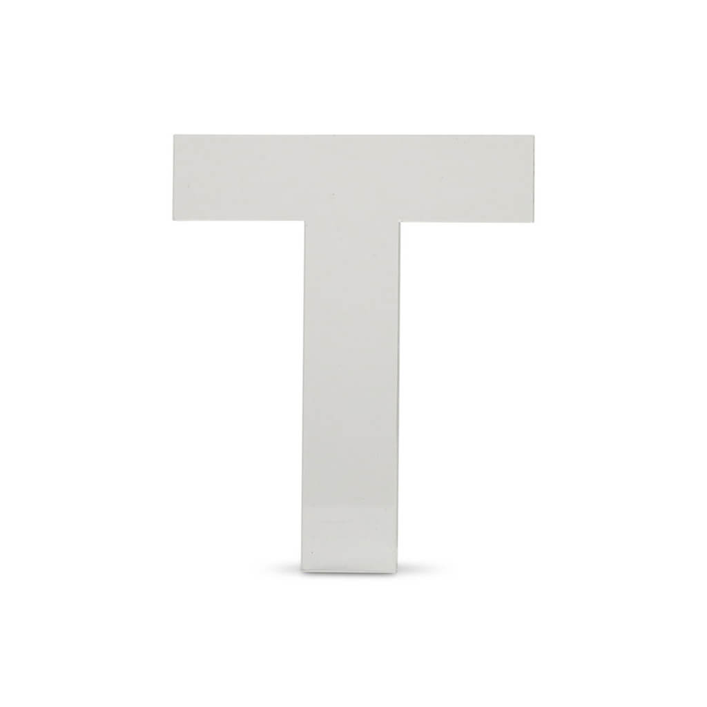 Acrylic Upper Sans Serif Letters T