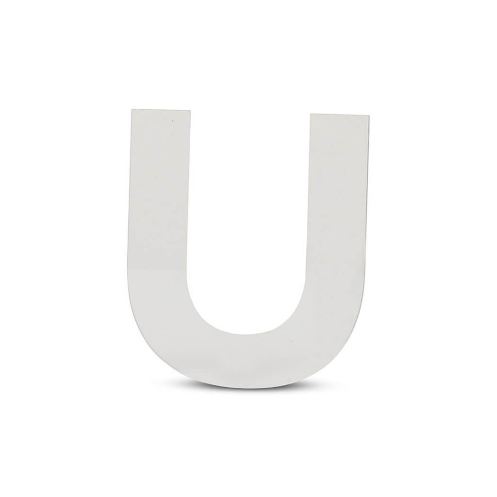 Acrylic Upper Sans Serif Letters U