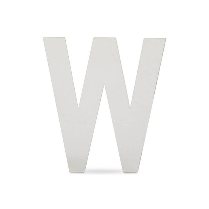 Acrylic Upper Sans Serif Letters W