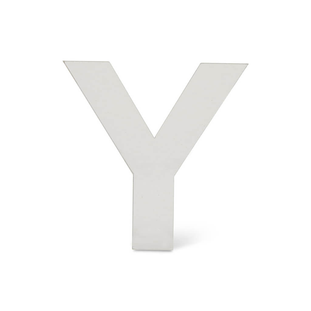 Acrylic Upper Sans Serif Letters Y