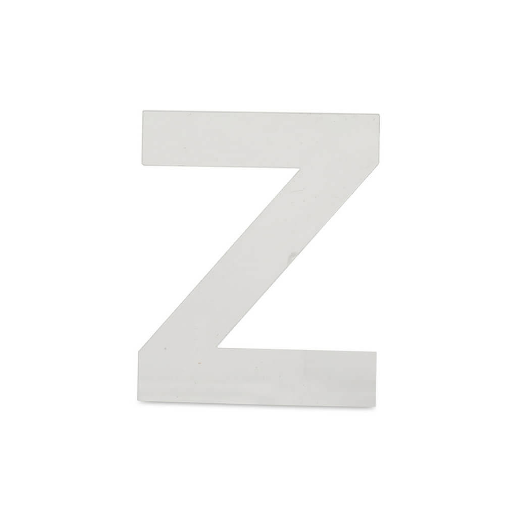 Acrylic Upper Sans Serif Letters Z