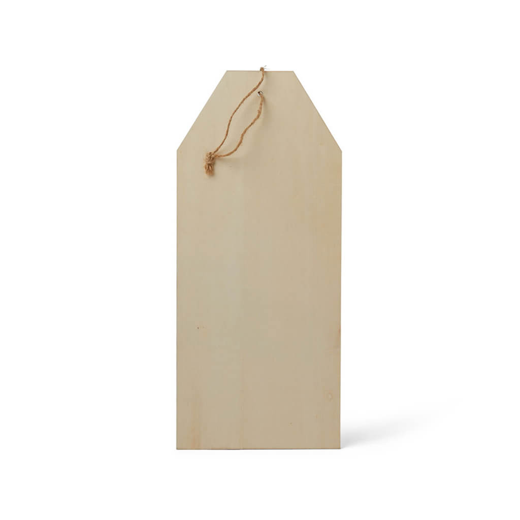 Wood Tag 1Pc 18X8