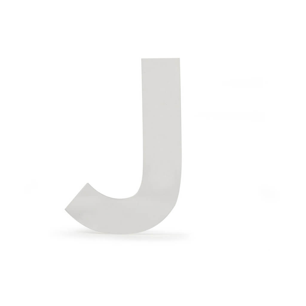 Acrylic Upper Sans Serif Letters J