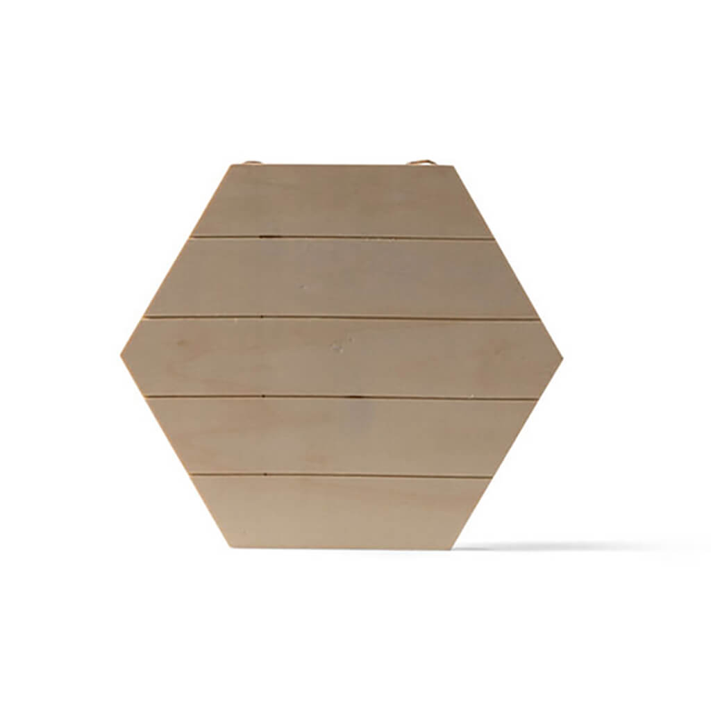 Hexagon Pallet Wooden Surface