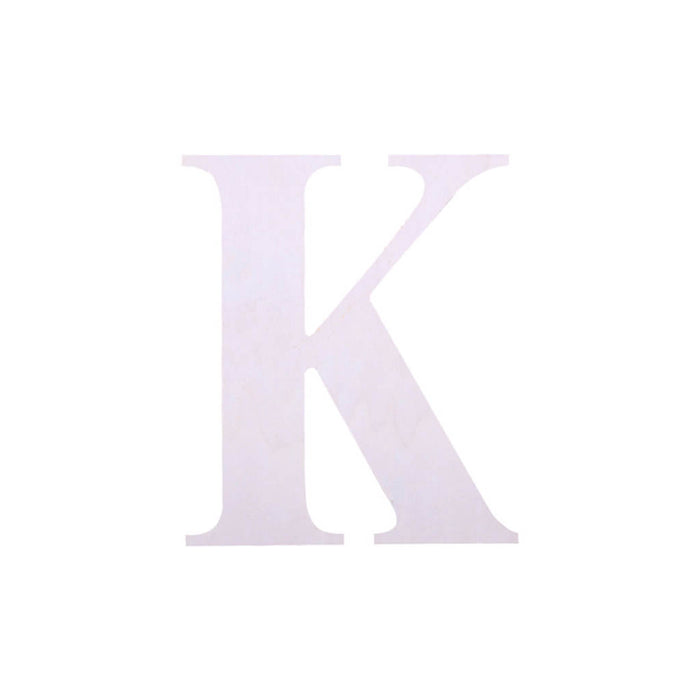 Wood Upercase Serif Letters 7in K